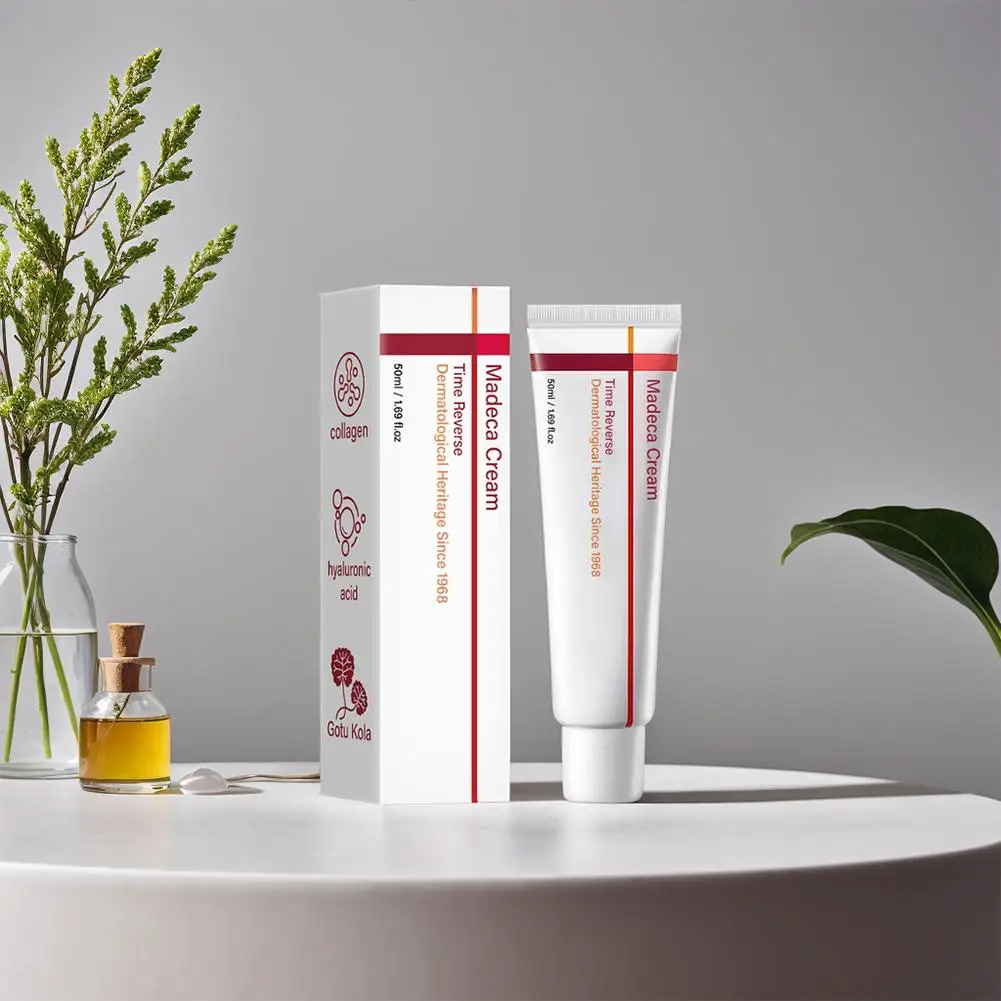 Koreanische Madeca Feuchtigkeitscreme mit Kollagen, Hyaluronsäure und Gotu Kola für Tiefenhydratation, Reduzierung Feiner Linien und Anti-Aging-Wirkung, 50ml – Detail 1