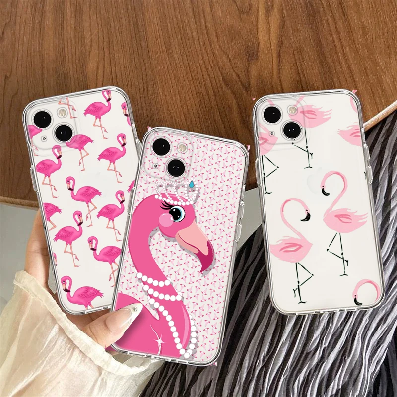 LK11 Flamingo Soft Case for Moto G9 Powe One Pro E12 E22I E22 G52 G42 G32 G22 G23 Z2 Z Play P40 P30 Edge 30