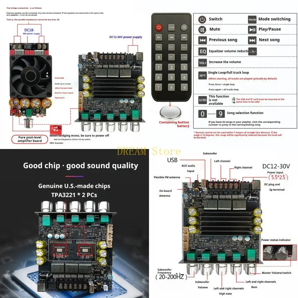 ST21PRO Wireless Sound Receiver Power Module for Subwoofer Speaker Builds Best Sale