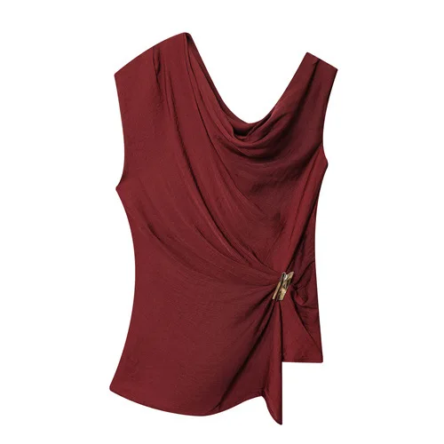 Autumn New Off-Shoulder Short Sleeve Top High Waist Dropping Wide Leg Pants Set