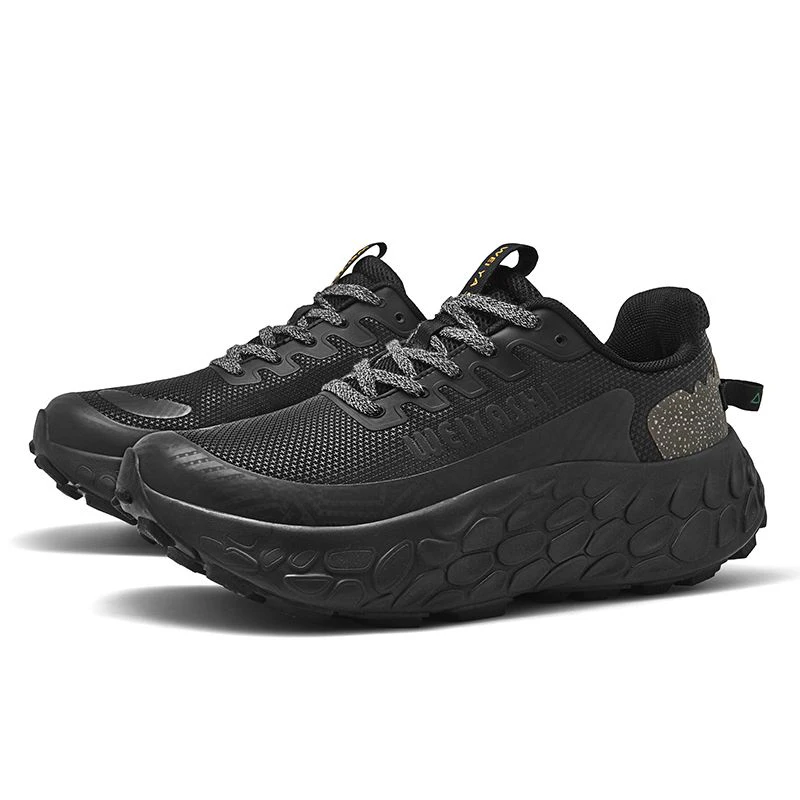 

New Mens Trail Running Shoes Thick Sole Running Shoes Breathable gihtweight Athletic Shoes Women's Comfortable Sports Trainers