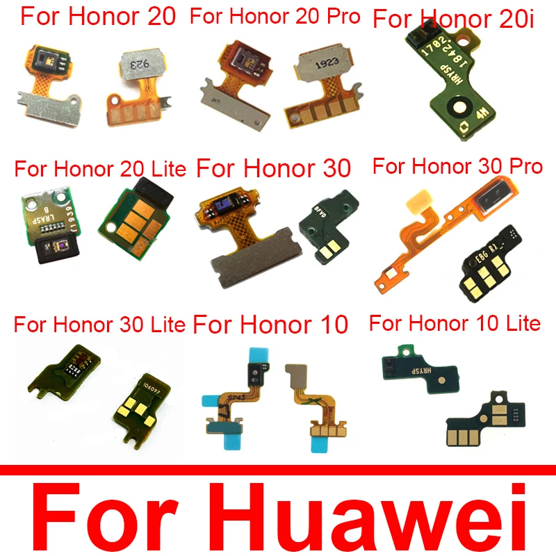 

Гибкий кабель датчика приближения света для Huawei Honor 10 20 30 Lite Pro 20i, датчик вспышки, гибкая лента, запасные части