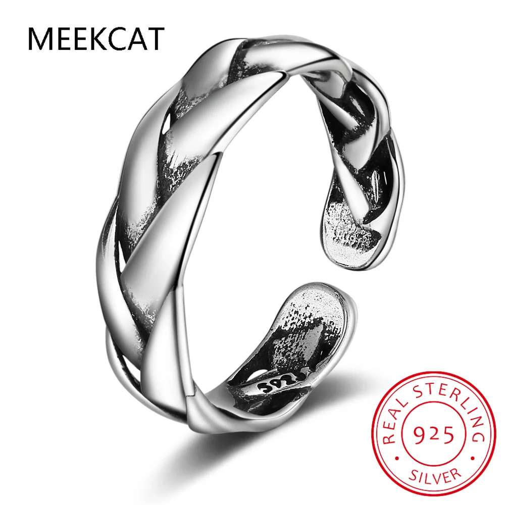 925 Sterling Silver Vintage Small Ring Knuckle Opening Tail Foot Toe Ring For Women Wedding Jewelry Anillos De Prata DA1017 view 2