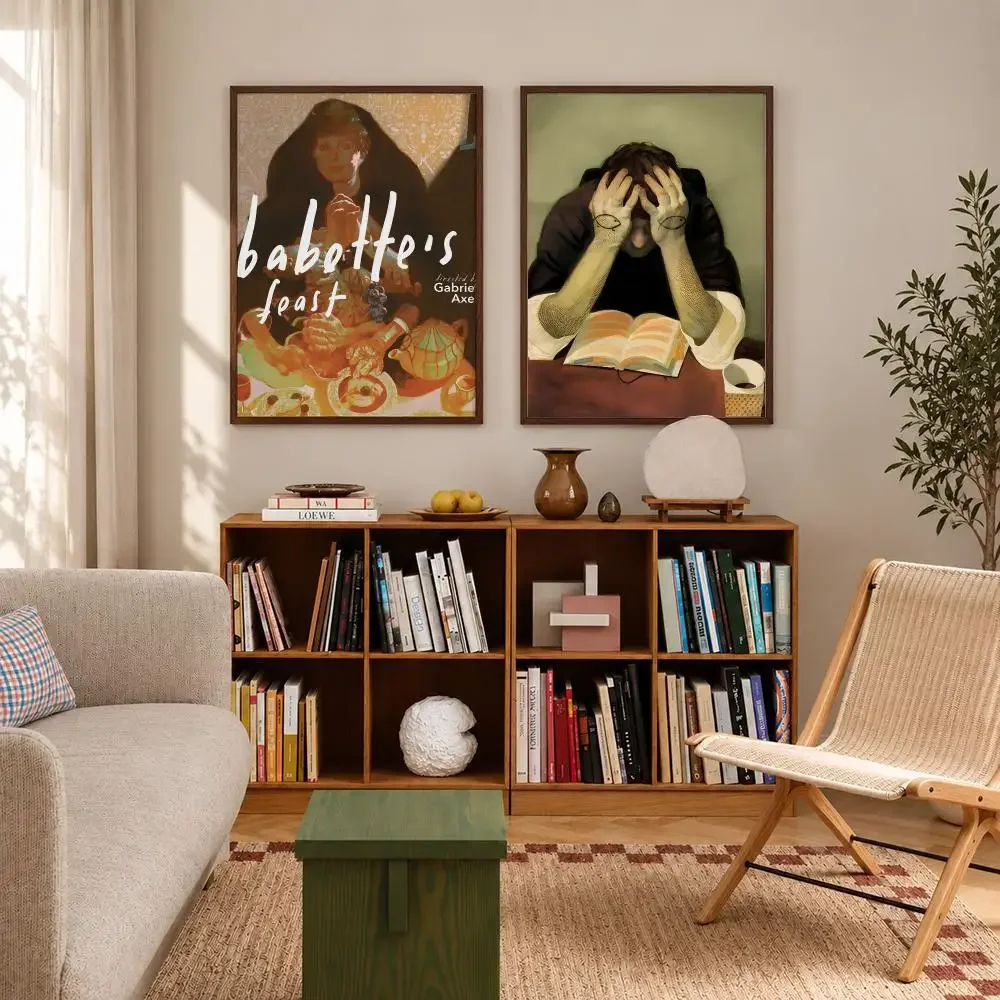 Contemporary Illustrator Artist Sterling Hundley Poster Self‑Adhesive Waterproof Poster Sticker Wall Art Home Decor