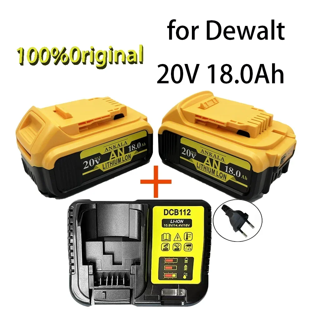 

Новый 100% оригинальный аккумулятор 20 В для электроинструмента Dewalt DCB206 20 В 18,0 Ач аккумулятор DCB206 20 В DCB205 DCB200