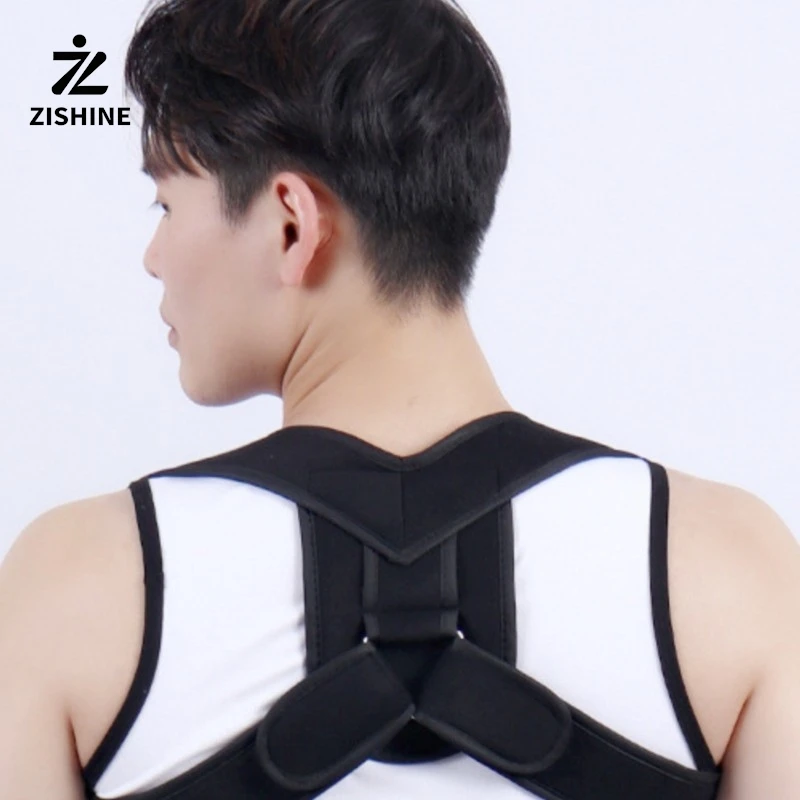 Hunchback corrector fitness training support adjustment clavicle correction posture men andwomen breathable anti-hunchback strap