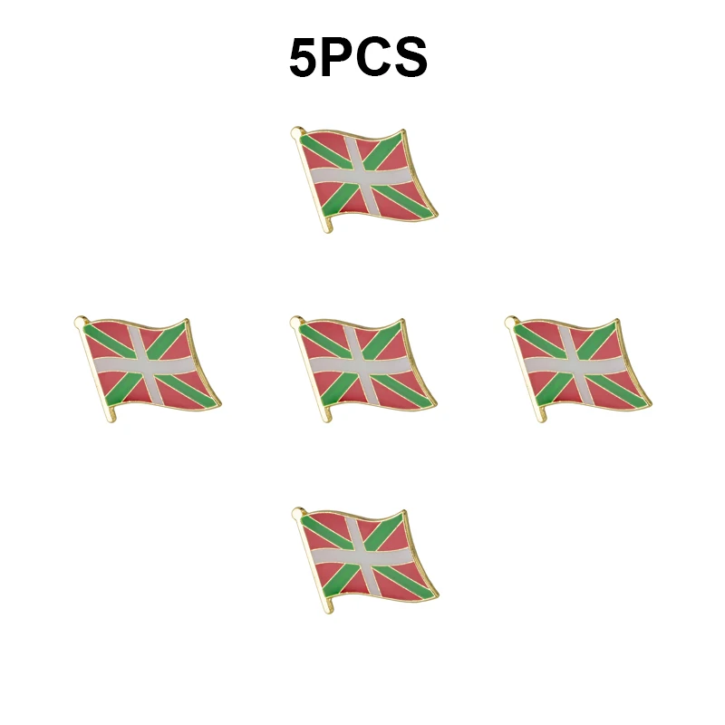 1-100pcs Pays Basque Lapel Pin Flag badge Brooch Pins Badges