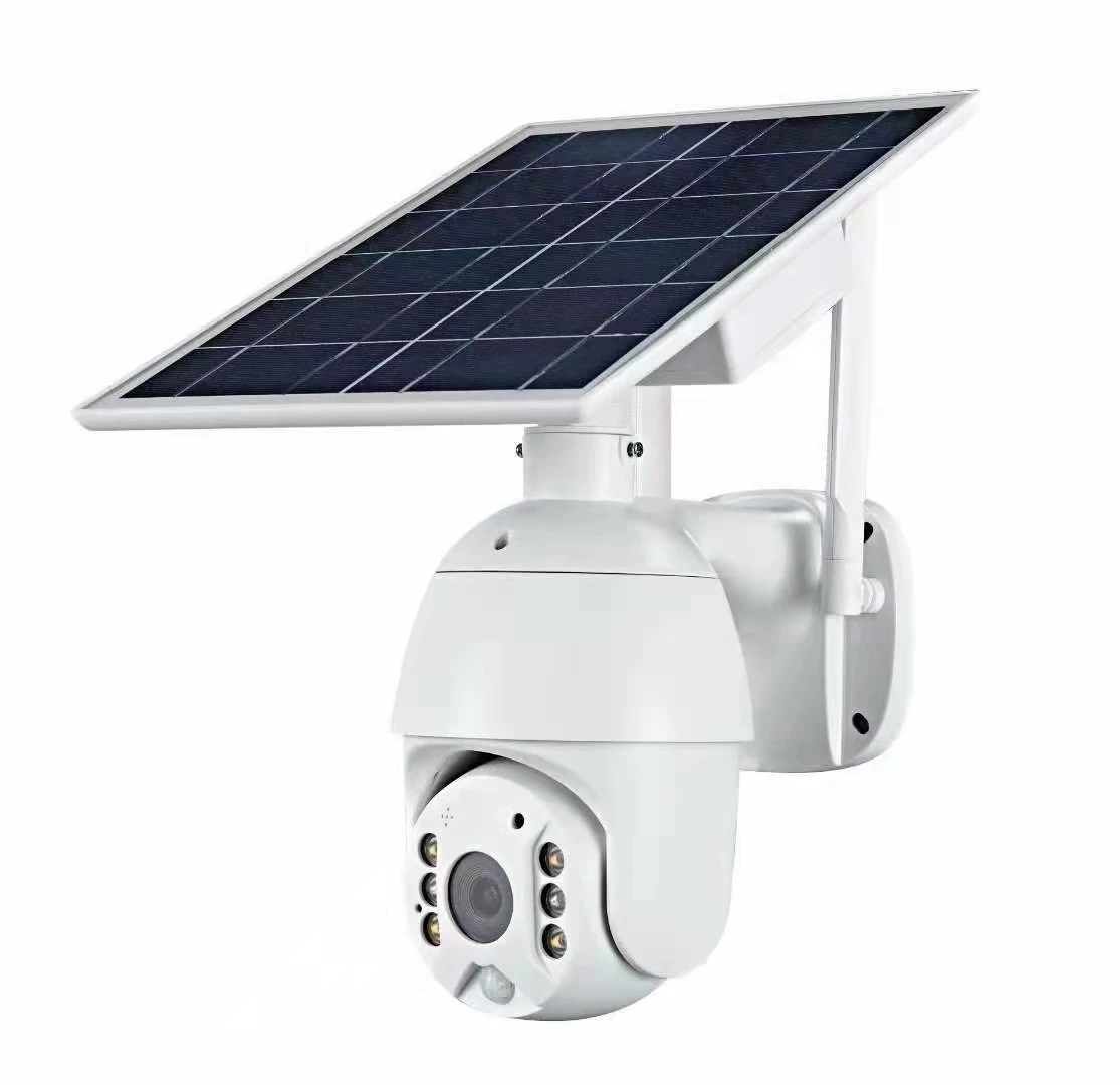 Regis 2MP Unique Innovative PTZ Wireless Outdoor Solar Powered Wifi Security Battery Camera 4G SIM card