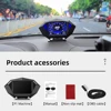 자동차 OBD2 GPS HUD 헤드 업 스마트 디지털 속도계 디스플레이 미터 게이지 모두 하나의 수온 연료 압력 테스터 알람 6