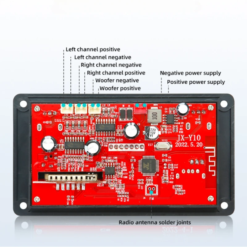 SOTAMIA Bluetooth Amplifier Audio 2.1 Amp 80W+2x40W Hifi Stereo Subwoofer Amplifier Lossless Decoder Car Mp3 Decoding Module