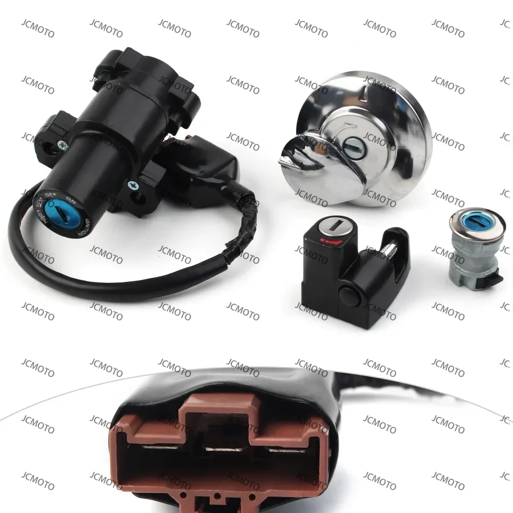 

Aluminum For Honda CRF250L CRF250LA 2013 2014 2015 2017 2018 2019 2020 Motorbike Ignition Switch Fuel Gas Cap Seat Lock Key Set