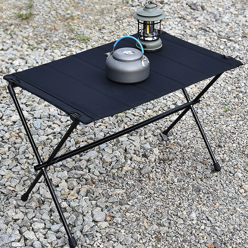 Outdoor Aluminum Alloy Table Picnic Folding Desk Camping Equipment Portable Cloth Table