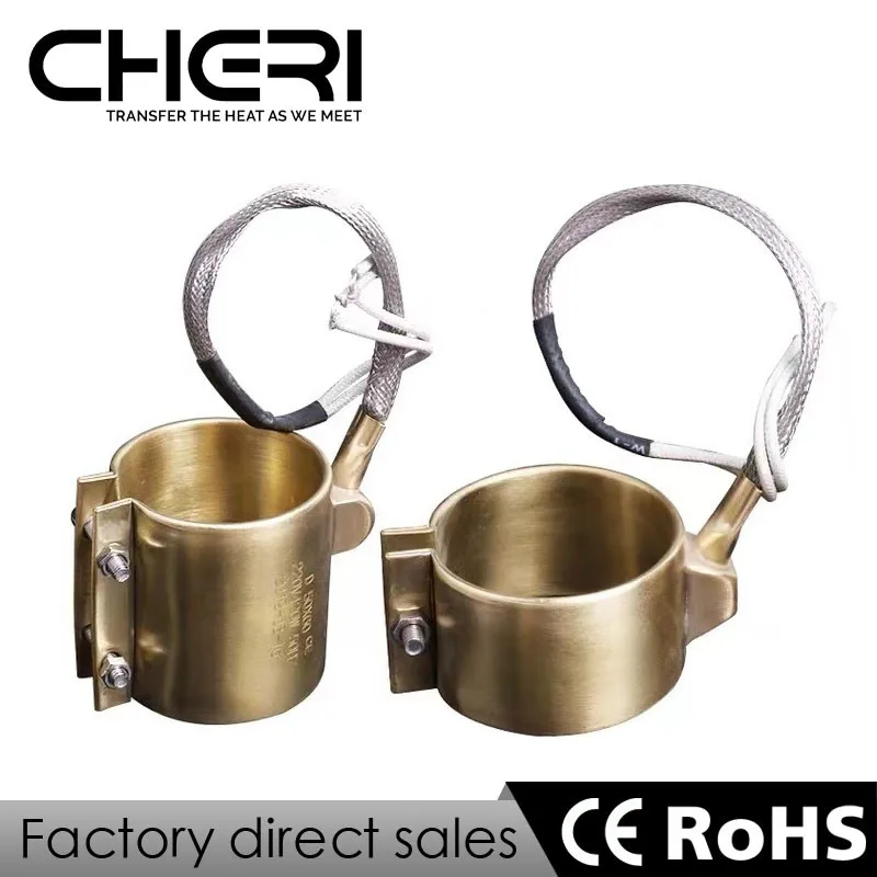 Cheri Heater 60X40/50X30/50X40mm Electric Copper-Barrel Brass Band Heater for Extruder