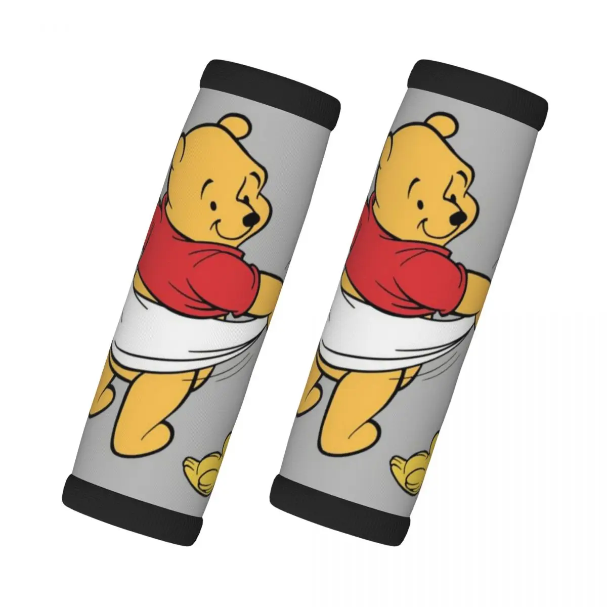 

Custom Winnie The Pooh Luggage Handles Wrap Grips 2 Pcs Handle Grip For Travel Bag Luggage Suitcase Airplane Comfortable