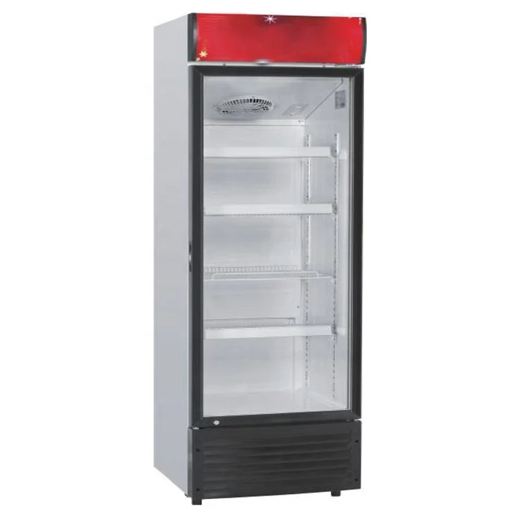 for  228Litre Vertical Showcase Refrigerator Display  Refrigerator With Glass Door