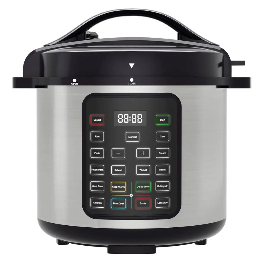 

Electric Pressure Cooker 8 Quart Stainless Steel Multi Cooker Electric for Pressure 16in1 Rice, Steamer, Yogurt Maker, Slow Cook