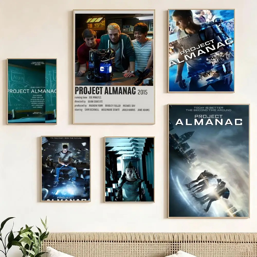 Classic Movie P-Project Almanac Poster impermeable para el hogar sala de estar dormitorio bar decoracion estetica