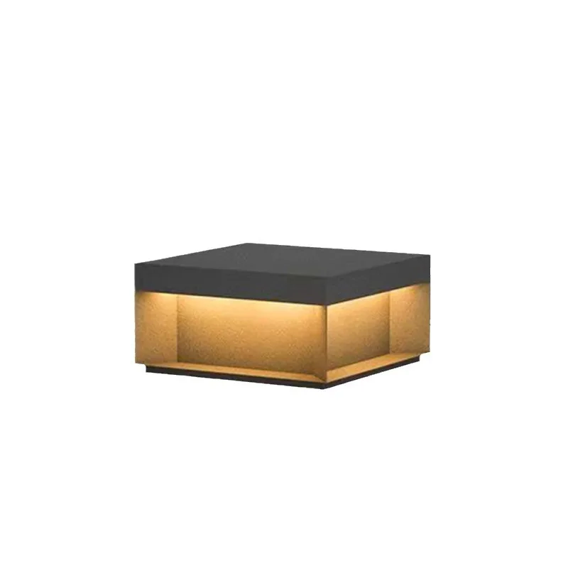 Waterproof courtyard luminous box solar villa pillar light