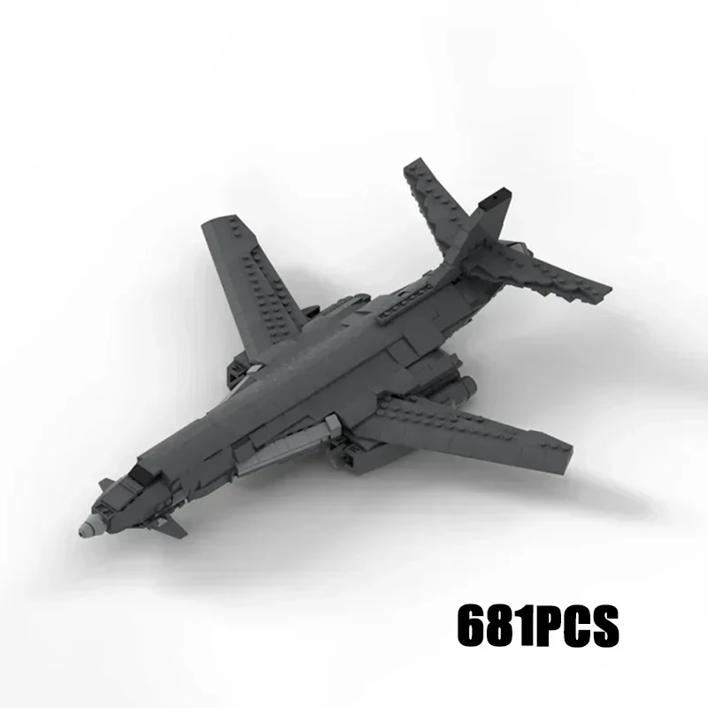 Moc Building Bricks Military Fighter Model B1 Lancer Bomber Technology Modular Blocks Gifts Christmas Toys DIY Sets Assembly