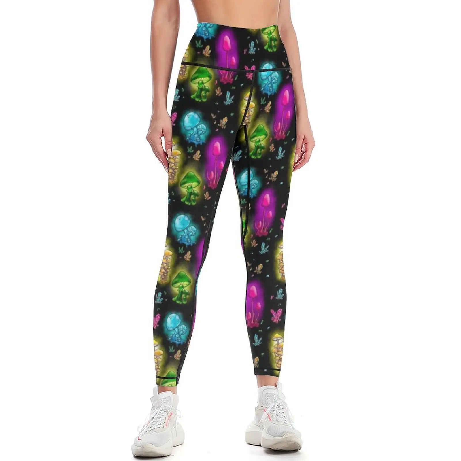 

Cave Mushrooms Leggings Women sports Legging sexy woman gym wear Women's sports Womens Leggings