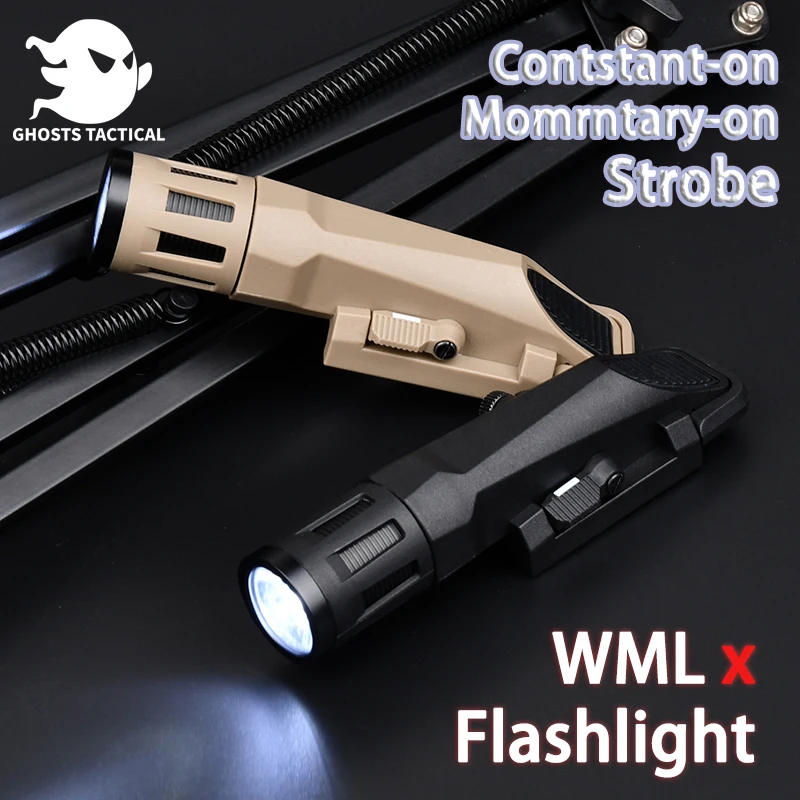 Airsoft MLx White Gen2 Weapon scout light WML-X Tactical Pistol Gun Hunting Weapon Flashlight Strobe Led Fit Rifle 20mm Rail