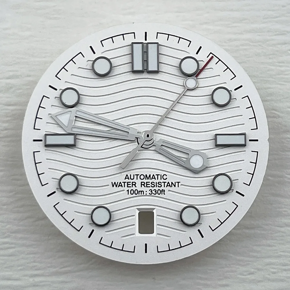 قرص NH35 قرص ساعة رجالي مخصص قرص الشعار مناسب لأدوات إصلاح ملحقات ساعة الحركة NH35