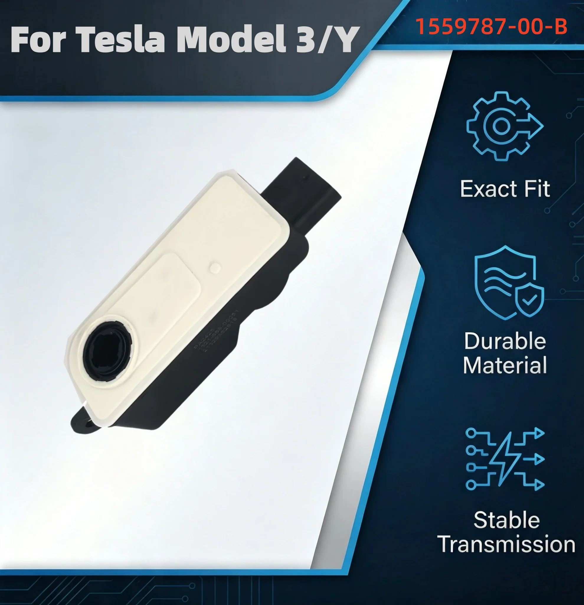 For Tesla Model 3/Y High-Quality Durable Original Air Collecting Hood Motor Grille 1559787-00-B for Enhanced Vehicle Performance