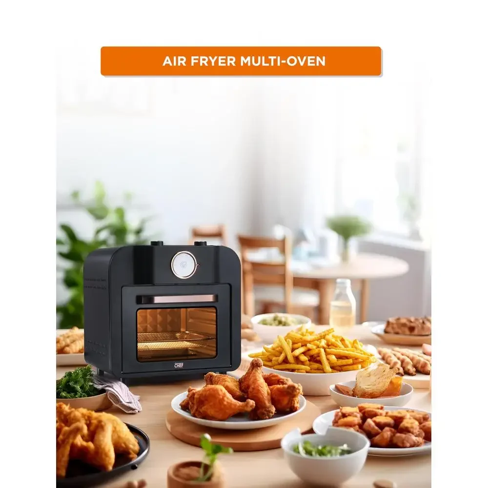 17QT Multifunctional Air Fryer Oven Rotisserie Bake Broil Toast Warm Efficient Kitchen Appliance 1500W
