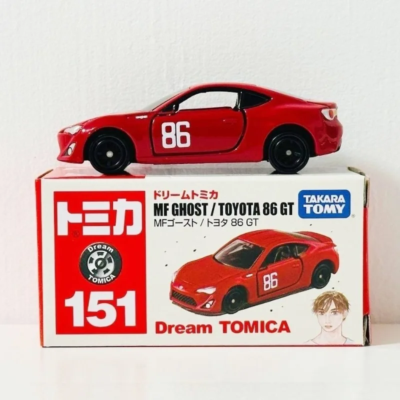 

TAKARA TOMY TOMICA 151st Initial D MF GHOST Toyota 86 GT Alloy Car Model Realistic Toy Gift for Boys