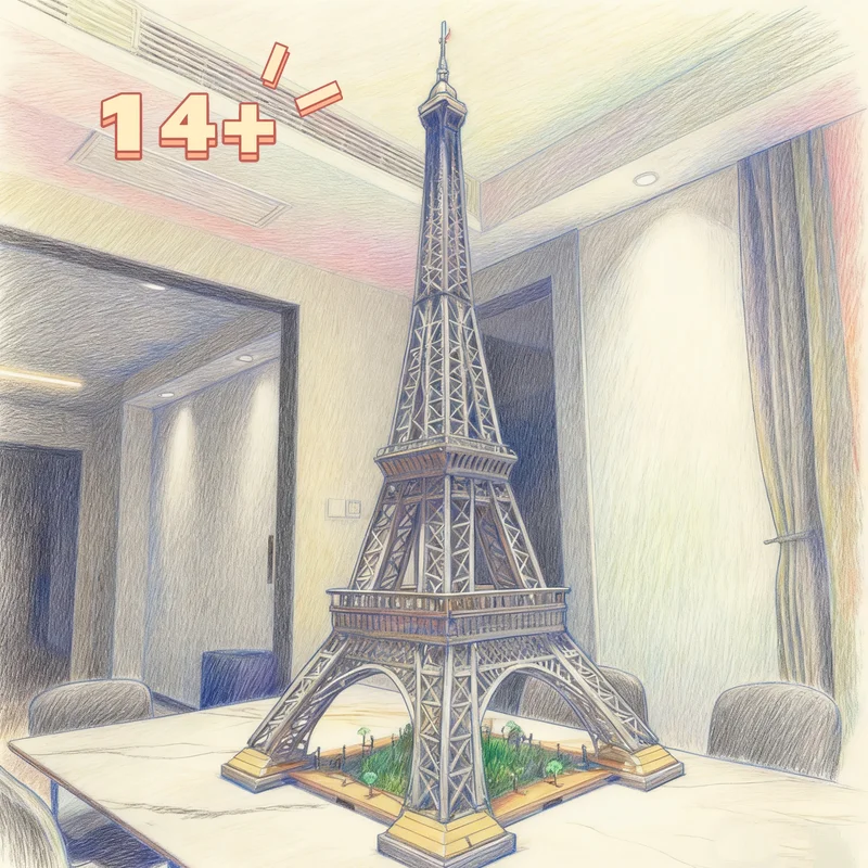 

Большая распродажа, 10001 шт., 1,5 м, Эйфелева башня, PARIS MOC 10307, модель архитектуры, строительный блок, кирпич для взрослых и детей, рождественские подарки