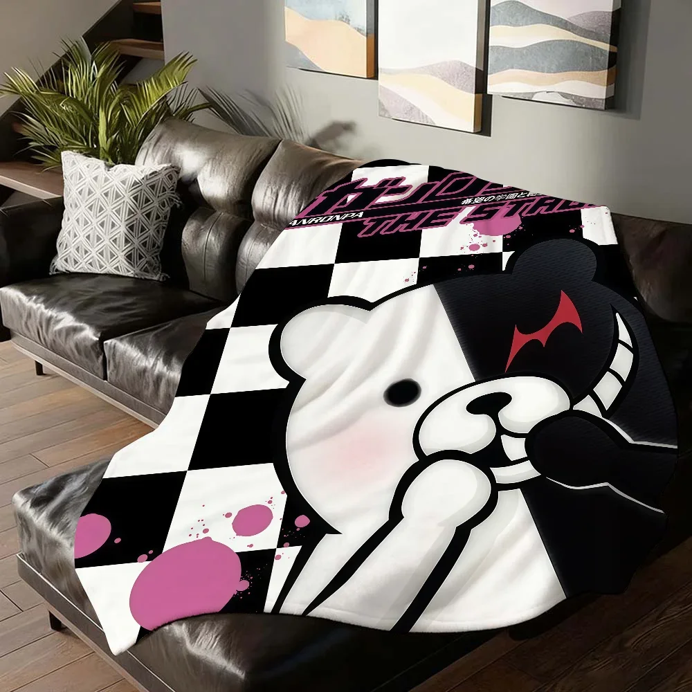 Anime D-Danganronpa Nagito Komaeda Blanket Soft Warm And Thick Perfect For Bedroom Living Room Bed Sofa Camping Picnic Office