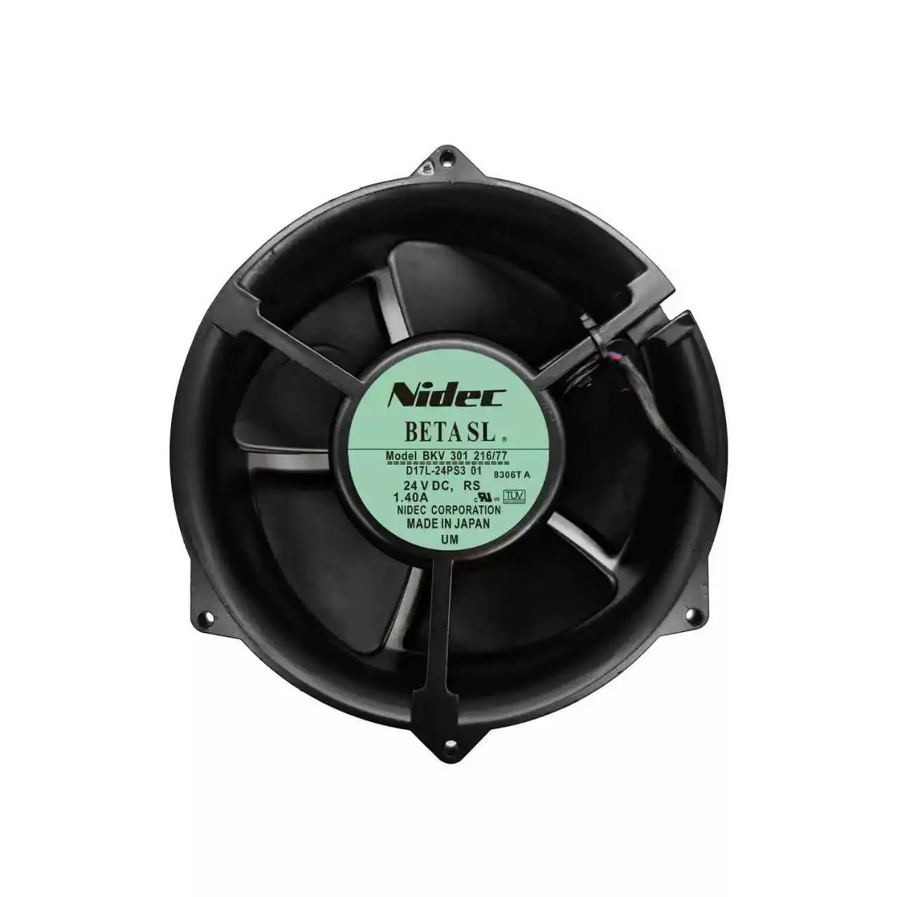 Original For 301 216 D17L-24PS3 24V 1.40A 17251 172mm Aluminium Frame Dual Ball Bearing Telecom Cabinet Cooling Fan