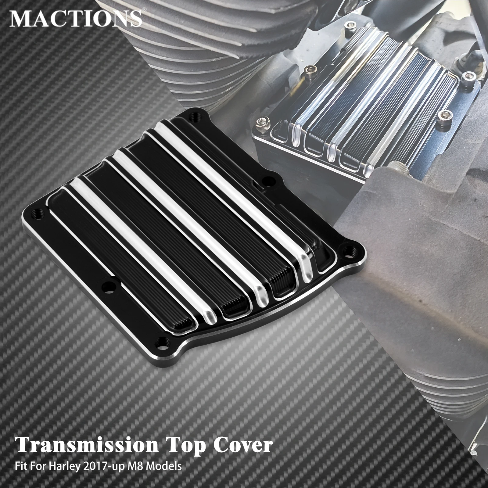 

Motorcycle Transmission Cover Top Cap For Harley Touring Road Glide FLTRX FLHX Ultra FLHTK Softail Fat Boy FLFB Tri M8 2017-2023