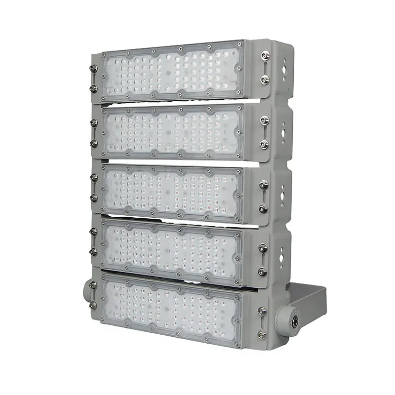 Luz LED impermeable para cancha de baloncesto IP66 para exteriores, luz para cancha de fútbol, reflector para estadio de 200W y 300W, AC85-265V de alto brillo