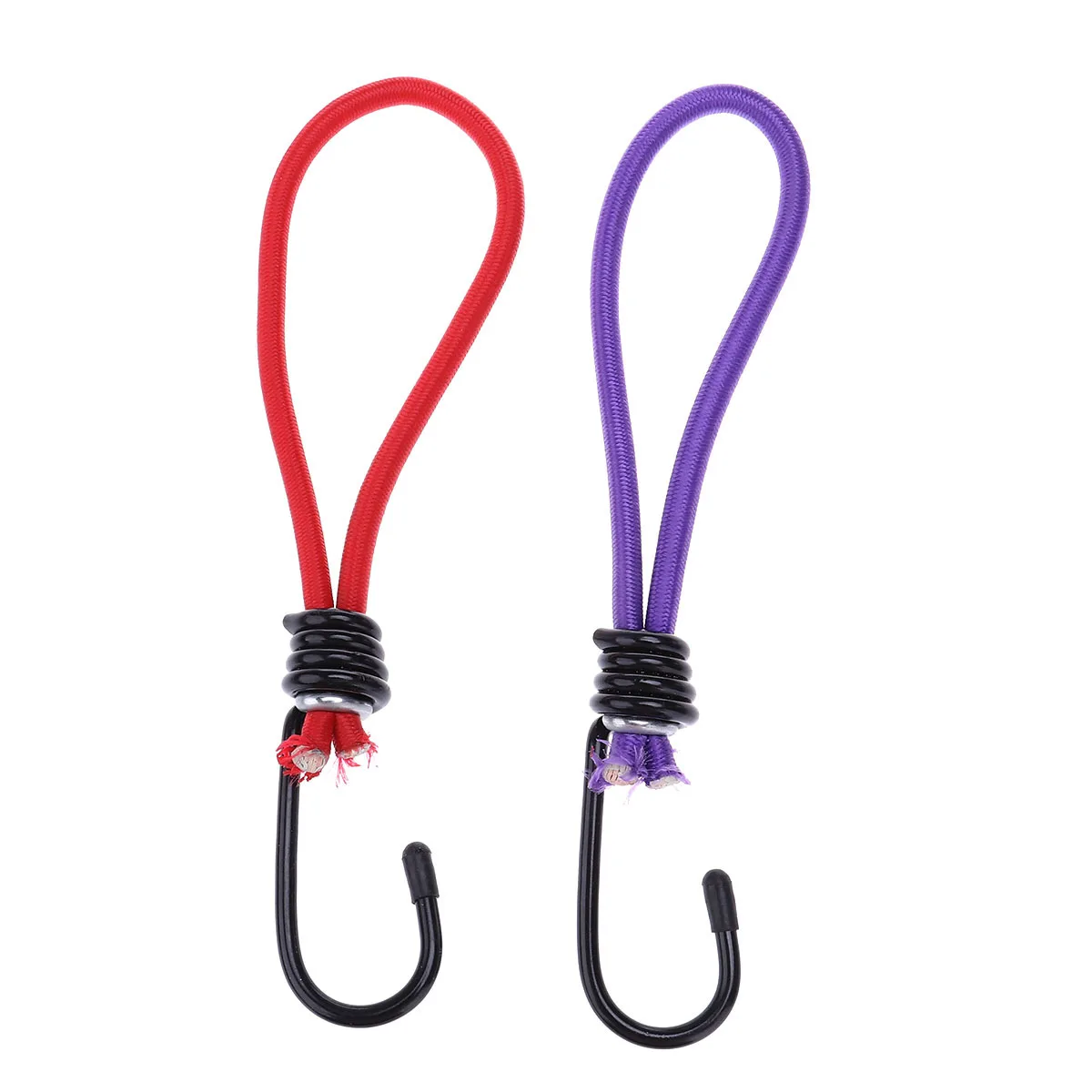 4pcs 19Cm Bungee Hook Rope Heavy Duty Elastic Cord For Tent Outdoor Camping Hiking Mountaineering Gear Elastic Hook Cord
