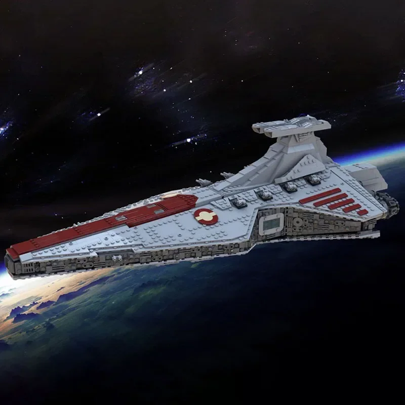 2399PCS Star Battle Space Venator-class Republic Attack Cruiser Building Blocks Toy Gift For Enhance Creativity & Skills