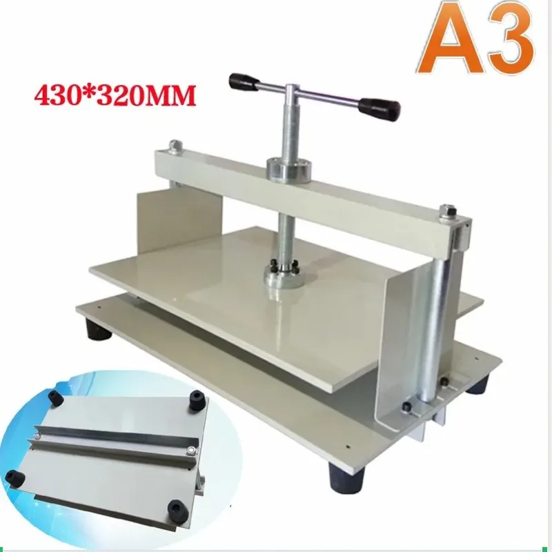 

A3+ Size Manual Book Flat Press Machine Nipping Machine 430x320mm