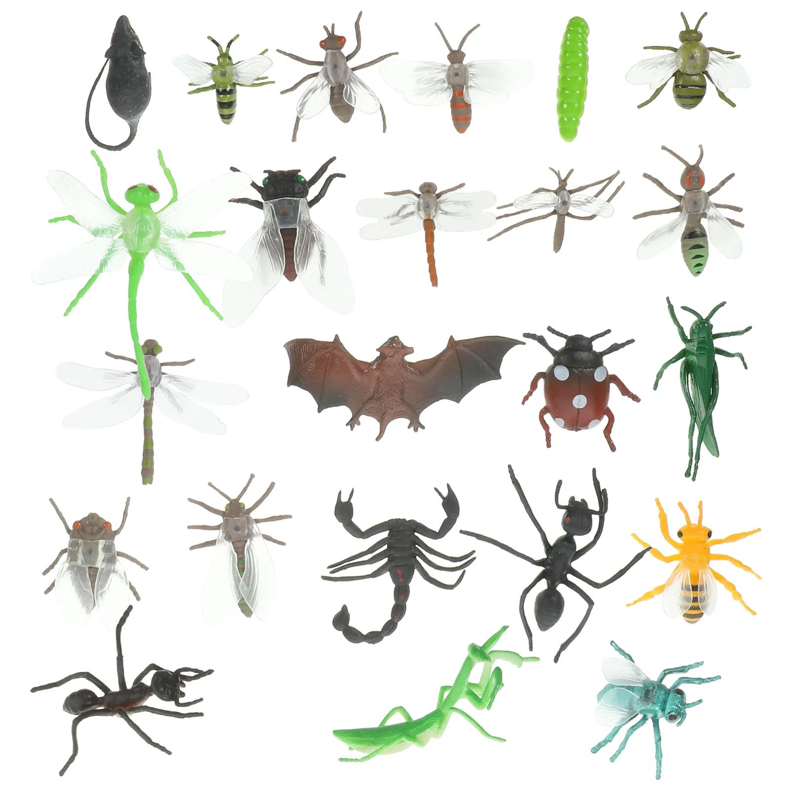 

22 Pcs Kids Toys Insect Model Models Simulation Figures Realistic Preschool Learning Figurines