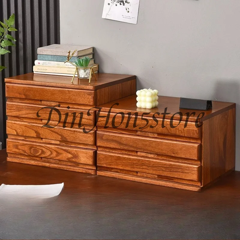 Large Capacity Storage Cabinet Office File Organizer A4 Paper Drawers Multi-Layer Jewelry Storage Durable Wooden Drawer Cabinet