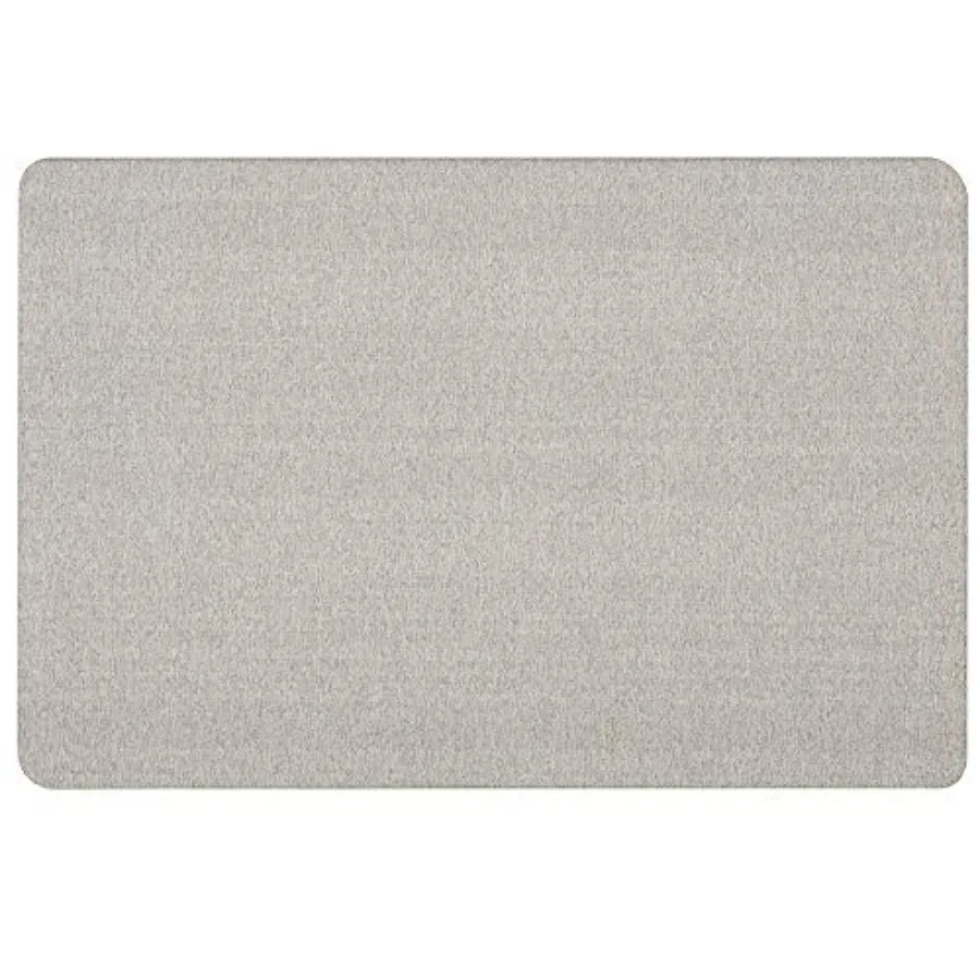 

Bulletin Board 36"W x 24"H Fabric Cork Board Alternative for Office School or Home Décor Gray