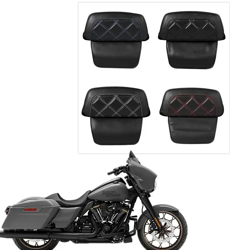 

For Harley Tour Pack Pak Touring CVO Street Electra Glide Road King 2014-2022 Motorcycle Razor Chopped Trunk Backrest Pad