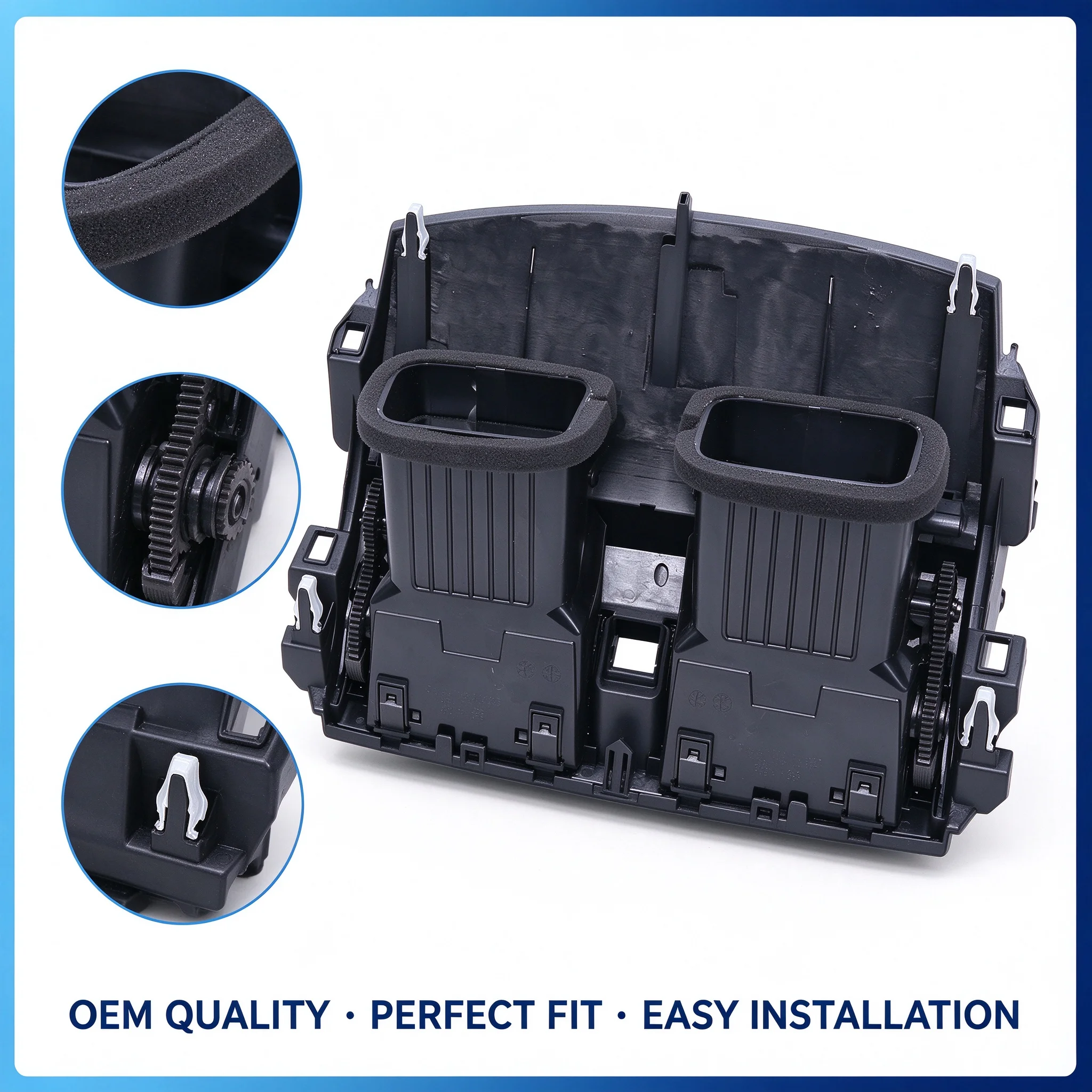 Center Middle Dashboard A/C Air Conditioning Air Vent Outlet Grille Cover Panel For Toyota Corolla Altis E15 2007-2013