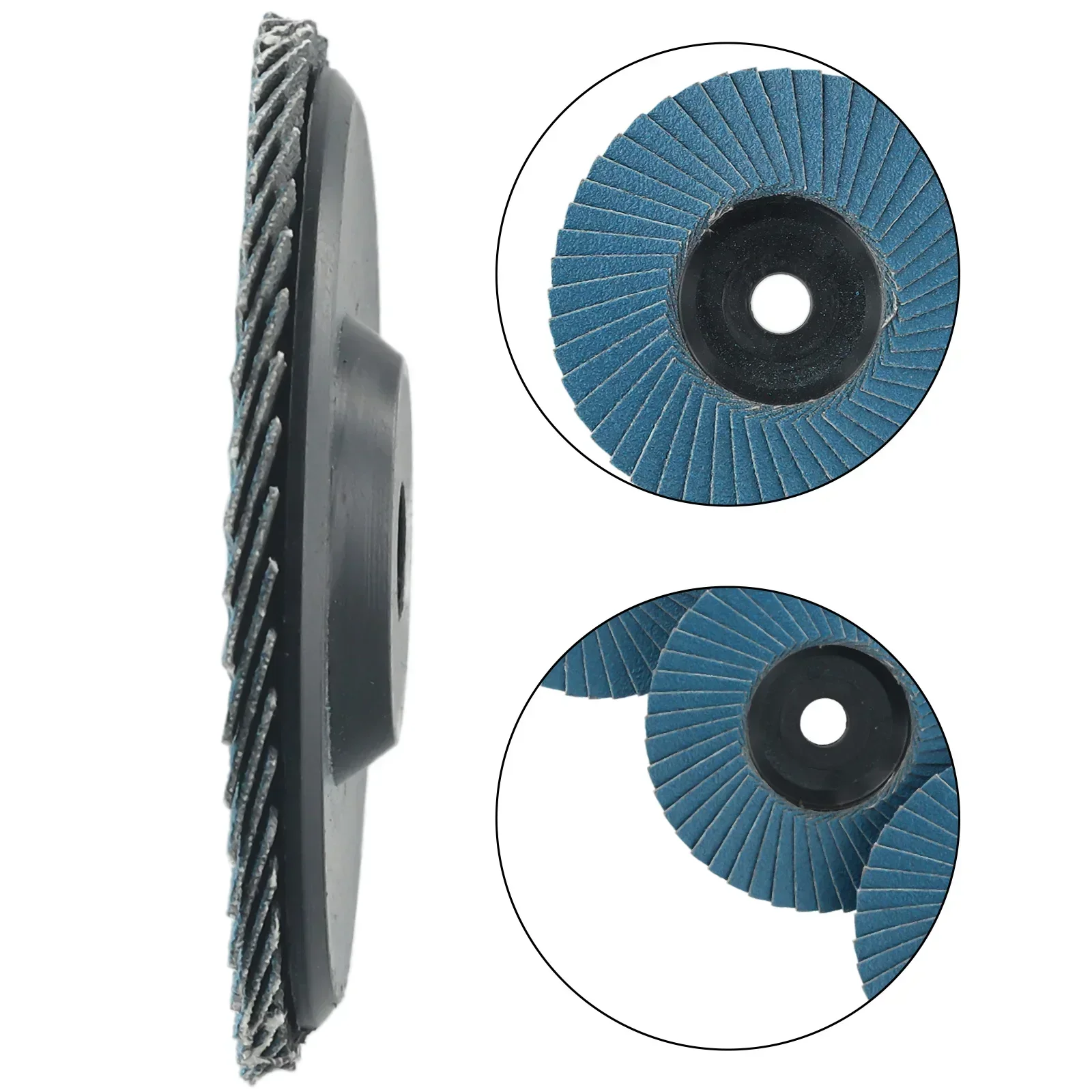 3PCS 3inch Grinding Wheels Flat Flap Discs 75mm Sanding Disc Wood Cutting For Angle Grinder Wheel Power Tool Accessories