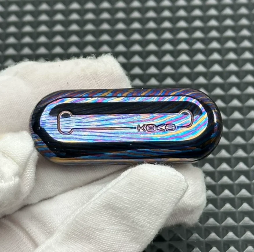 Used EDC Kaiwu Floating Cloud Pro timascus edc fidget slider decompression toy