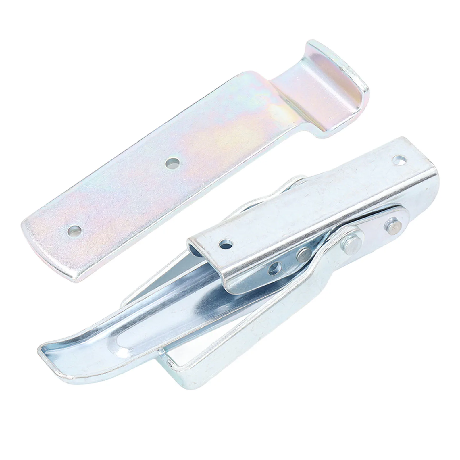 

Дверная защелка подъема прицепа. Сверхмощный центральный зажим для корпуса с пластиной. Простая установка для автофургонов.