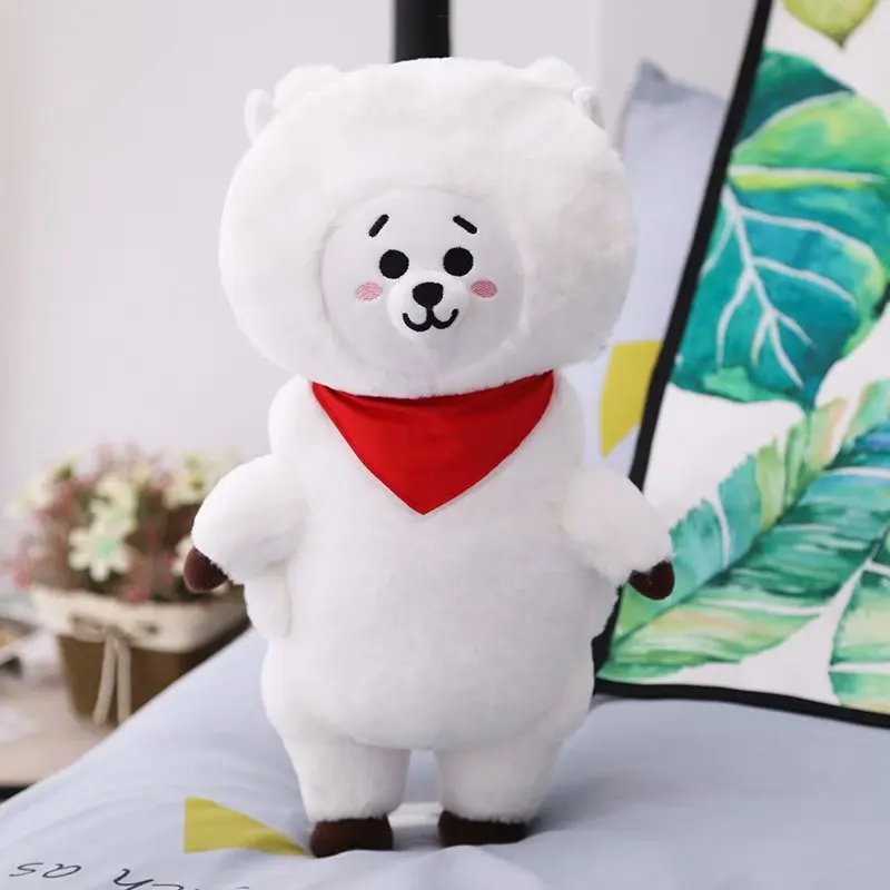 رائعتين Kpop المعبود صورة أفخم أنيمي المعبود صورة محشوة دمية شيمي كوكي تاتا Rj منغ كويا هزاز اللعب هدية عيد الميلاد ل A.R.M.Y