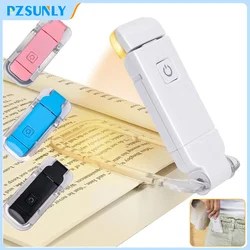 LED USB Rechargeable Book Light Reading Light Eye Protection Night Light Portable Clip Desk Light Bookmark Read Light Night Lamp