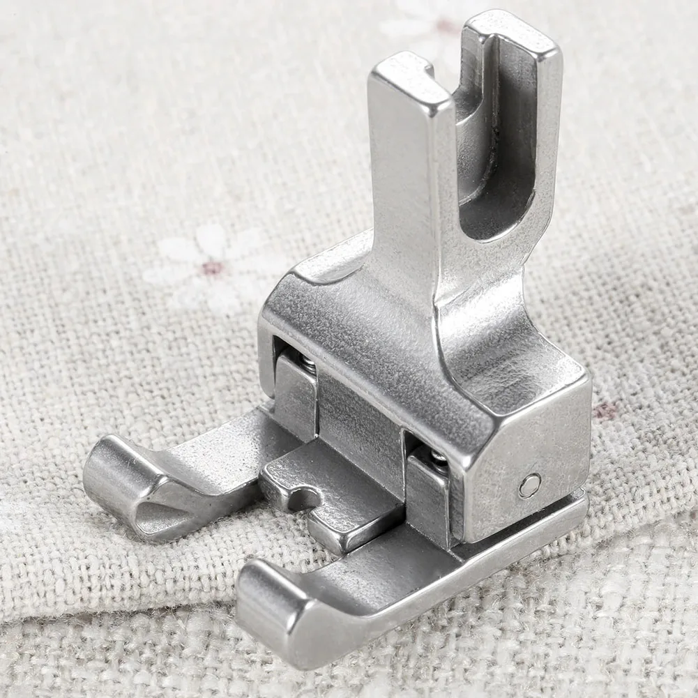 1pc Double Compensating Presser Foot Industrial Sewing Machine Steel Right&Left Top Stitching 1, 2, 3, 5, 6mm Presser Feet