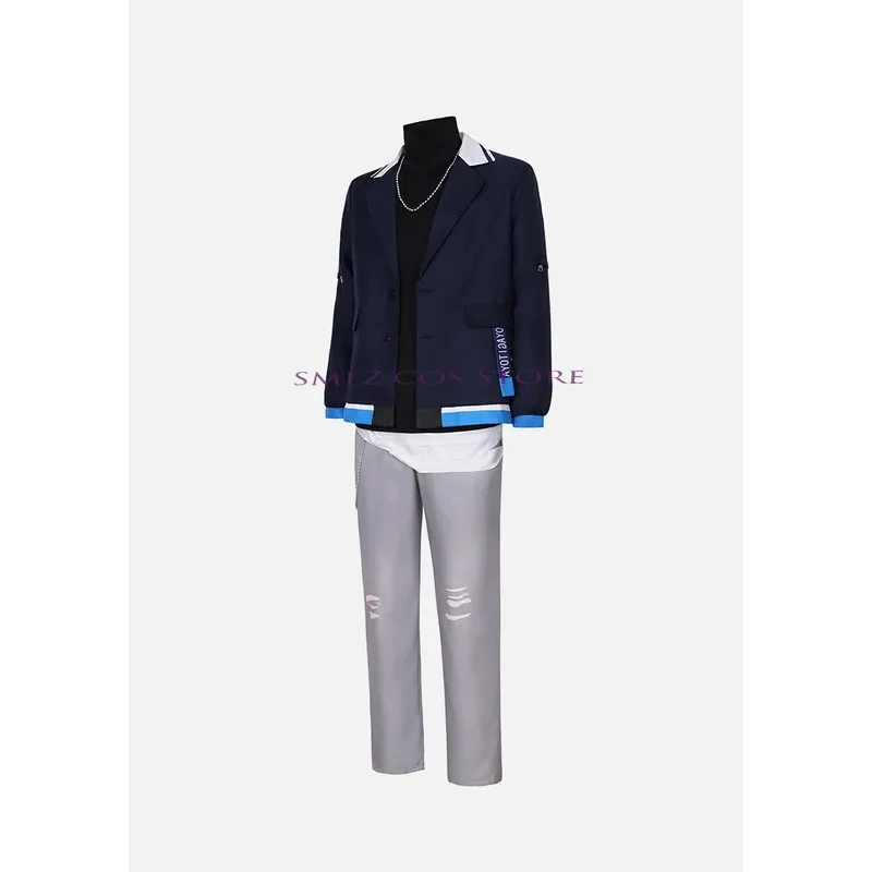 

2025 12 аниме PSCSF Aoyagi косплей костюм Toya BAD SQUAD пальто униформа парик комплект наряды для вечеринки на Хэллоуин для мужчин