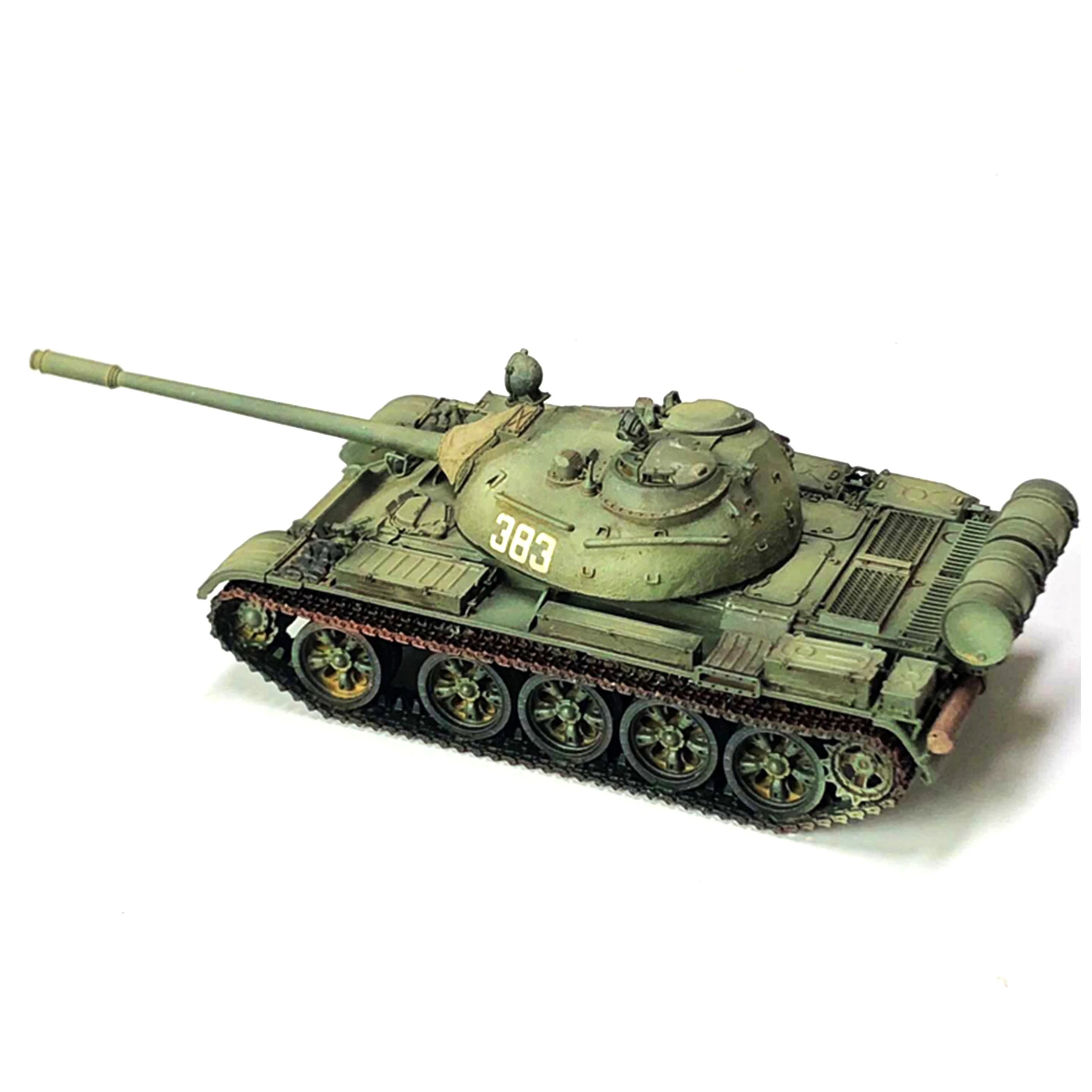 1: 72 5M 72111A Soviet T55 T-55A Main Battle Tank Model Static finished product collection model